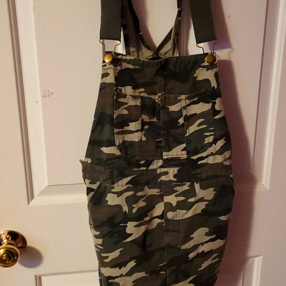 Camo overalls